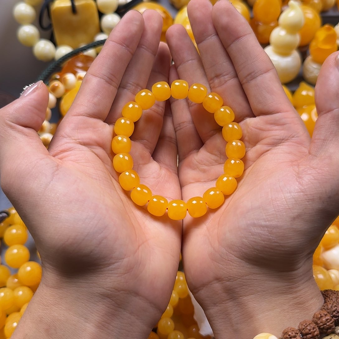 蜜蜡珠宝奇石未镶嵌同料老型11mm