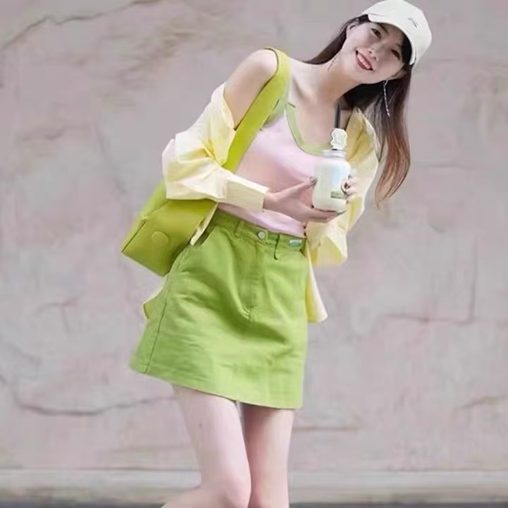 （29-139）夏季韩版气质短款女装春夏新款百搭洋气时尚宽松长袖显瘦