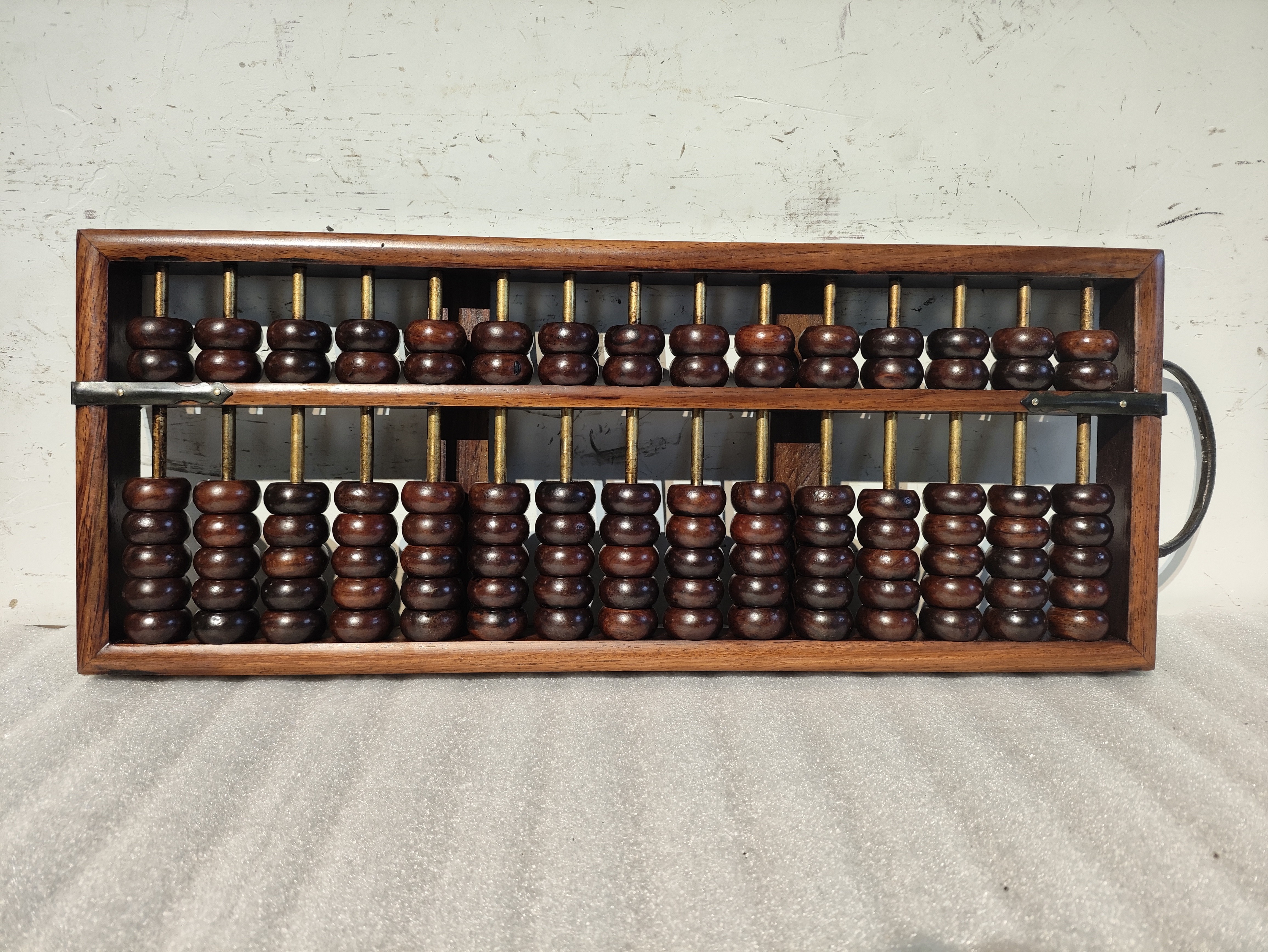 好木制算盘直播间一物一拍，镂空古风复古老物件