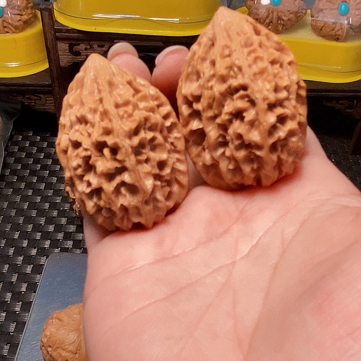 吊坠文玩核桃招财鼠，边35.全品