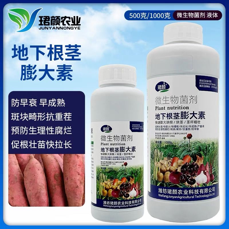 红薯膨大增产剂地下根茎膨大素土豆红薯马铃薯大蒜姜药材作物通用