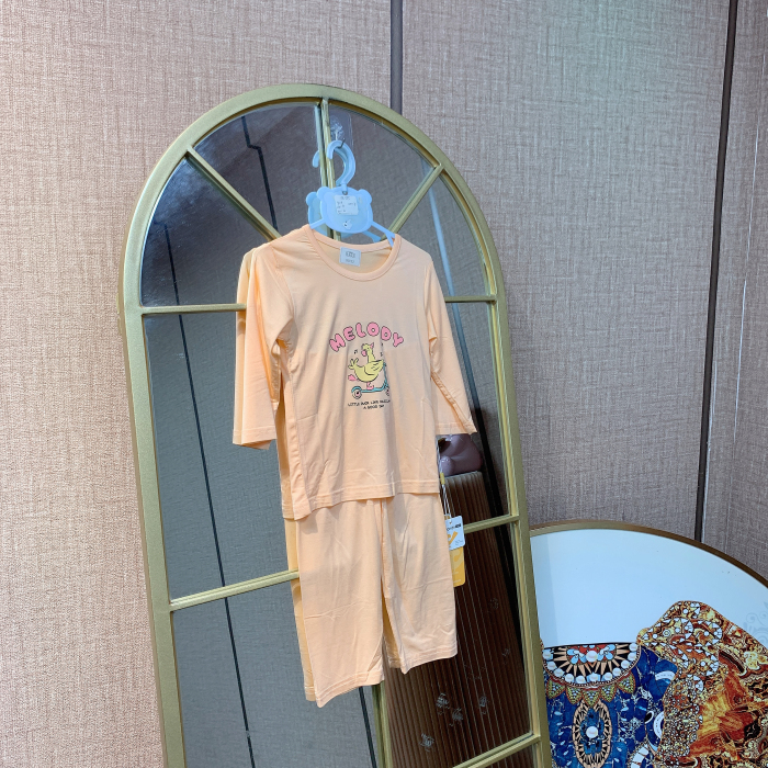 AB555   宝宝长袖莫代尔空调服套装 夏季