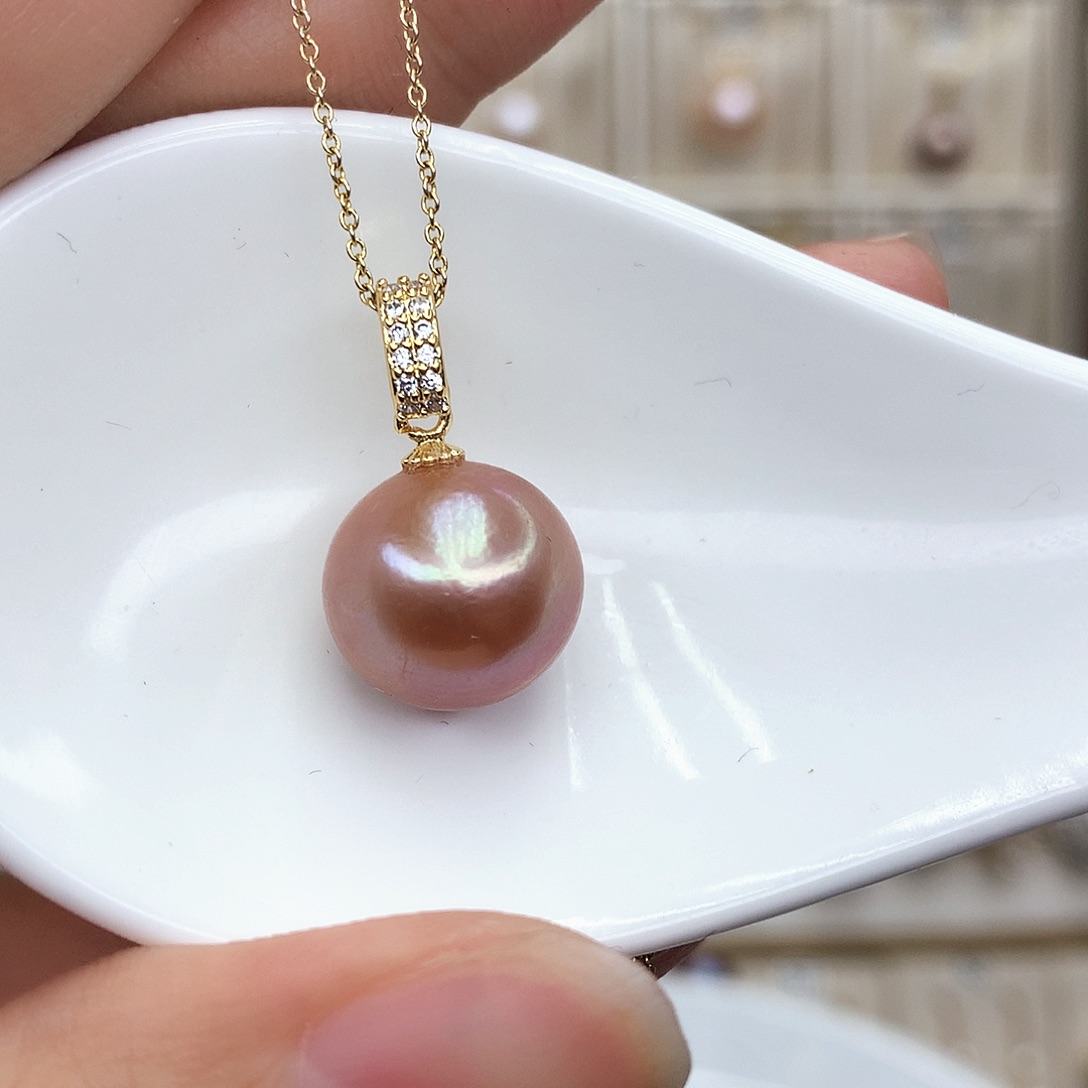 淡水珍珠颈饰合金