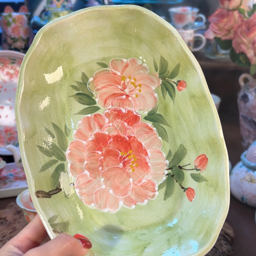 景德镇手绘高温釉下彩陶瓷茶具