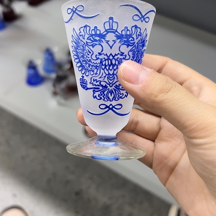 荔***i手柄款水晶玻璃微瑕三个