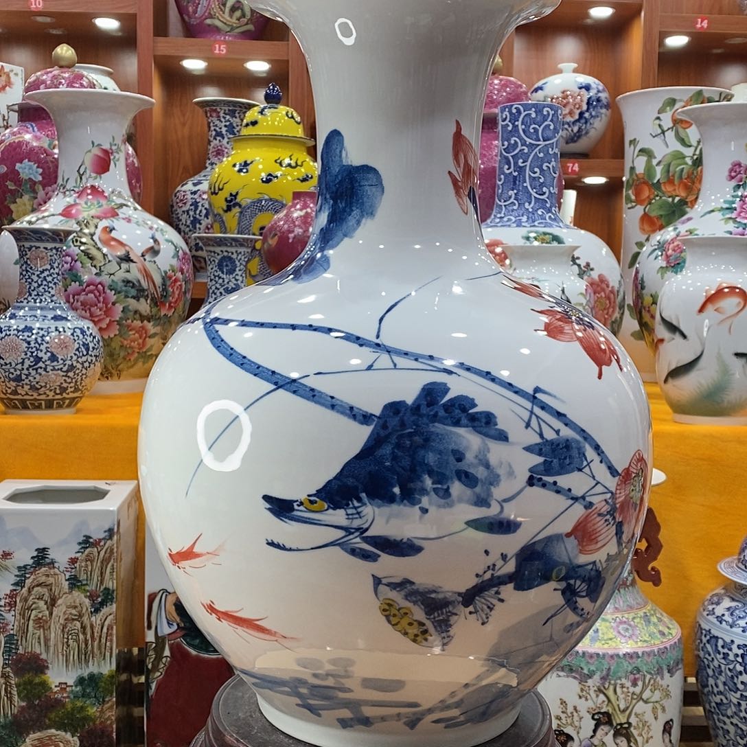 摆件随*景德镇陶瓷赏瓶