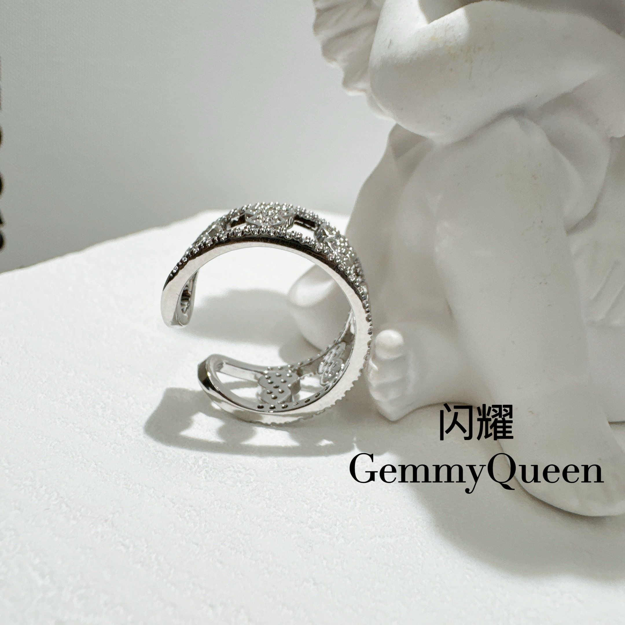 铜合金合成锆石戒指 闪耀GemmyQueen戒指GQ01903