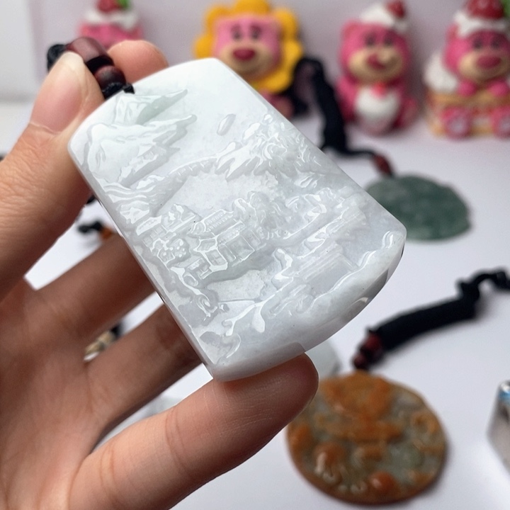 翡翠未镶嵌颈饰翡翠