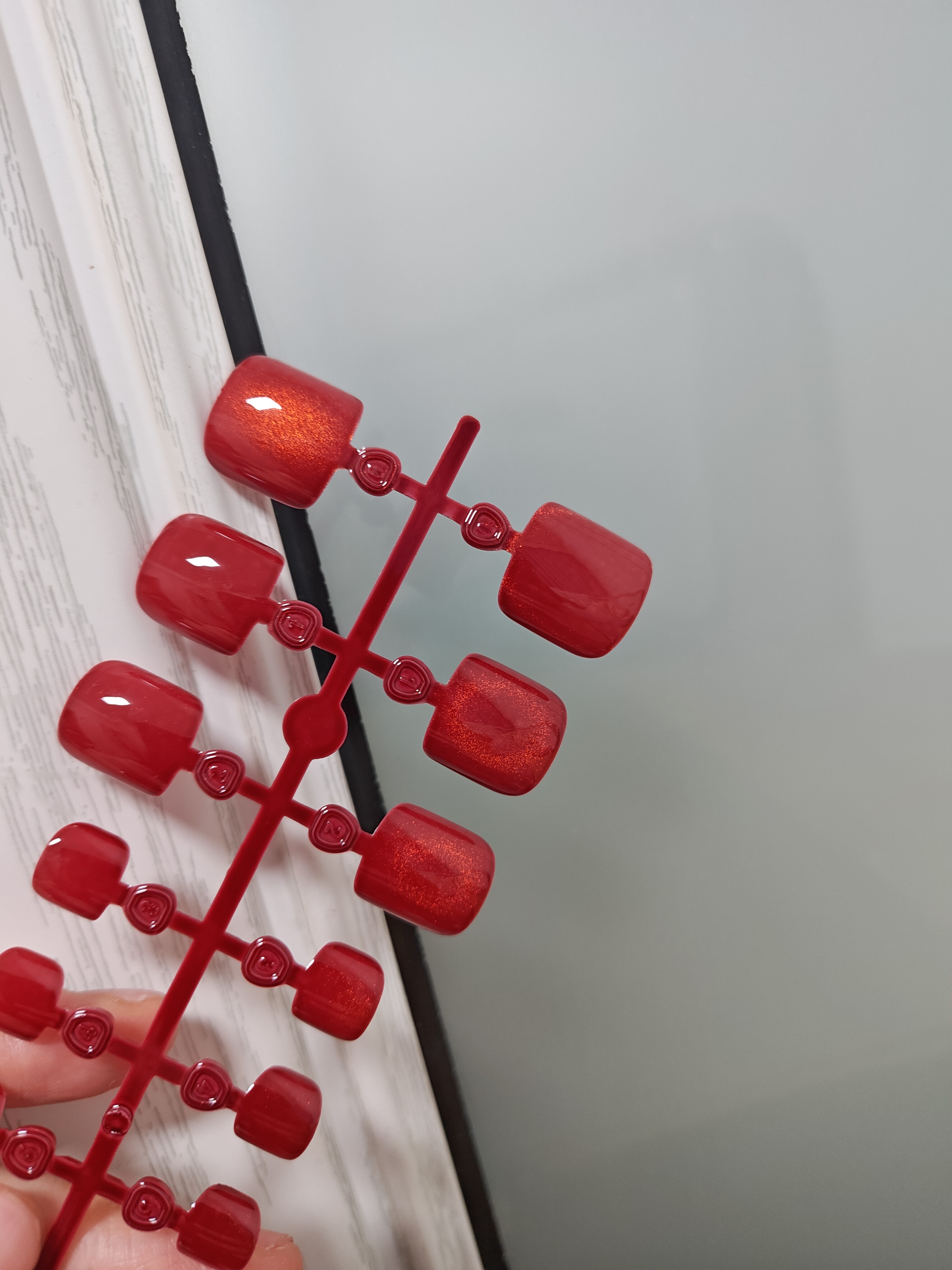 加倍更闪系列猫眼脚指甲美甲贴24 p