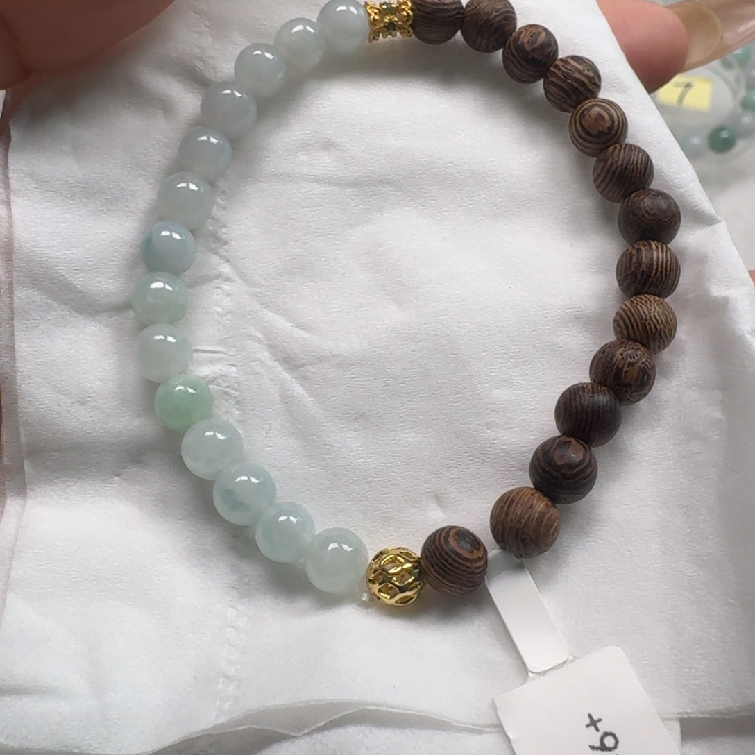 (***尼翡翠未镶嵌手串8888