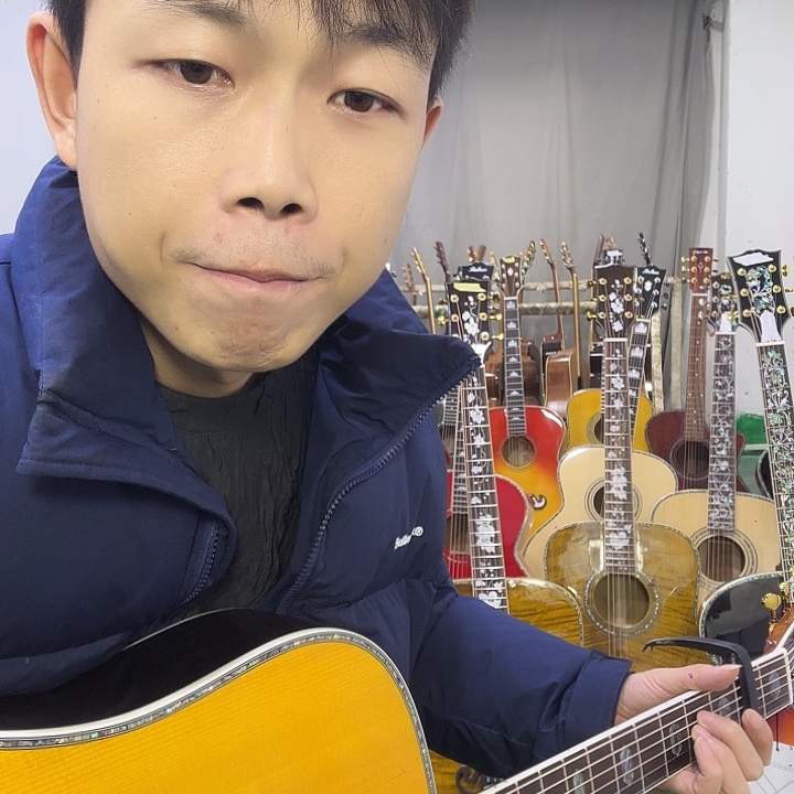 云杉玫瑰木全单45民谣