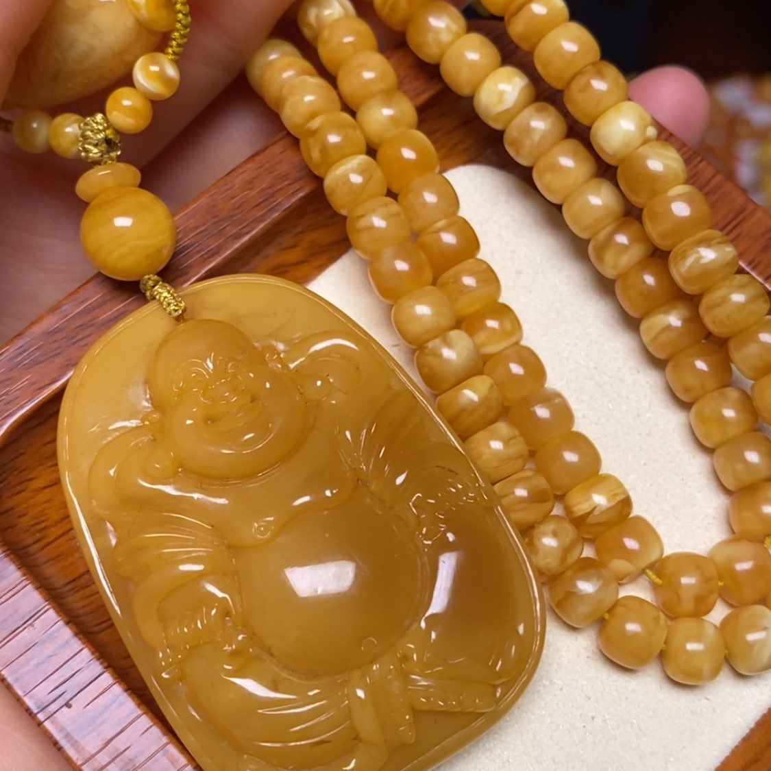 【闪购商品】蜜蜡颈饰未镶嵌项链