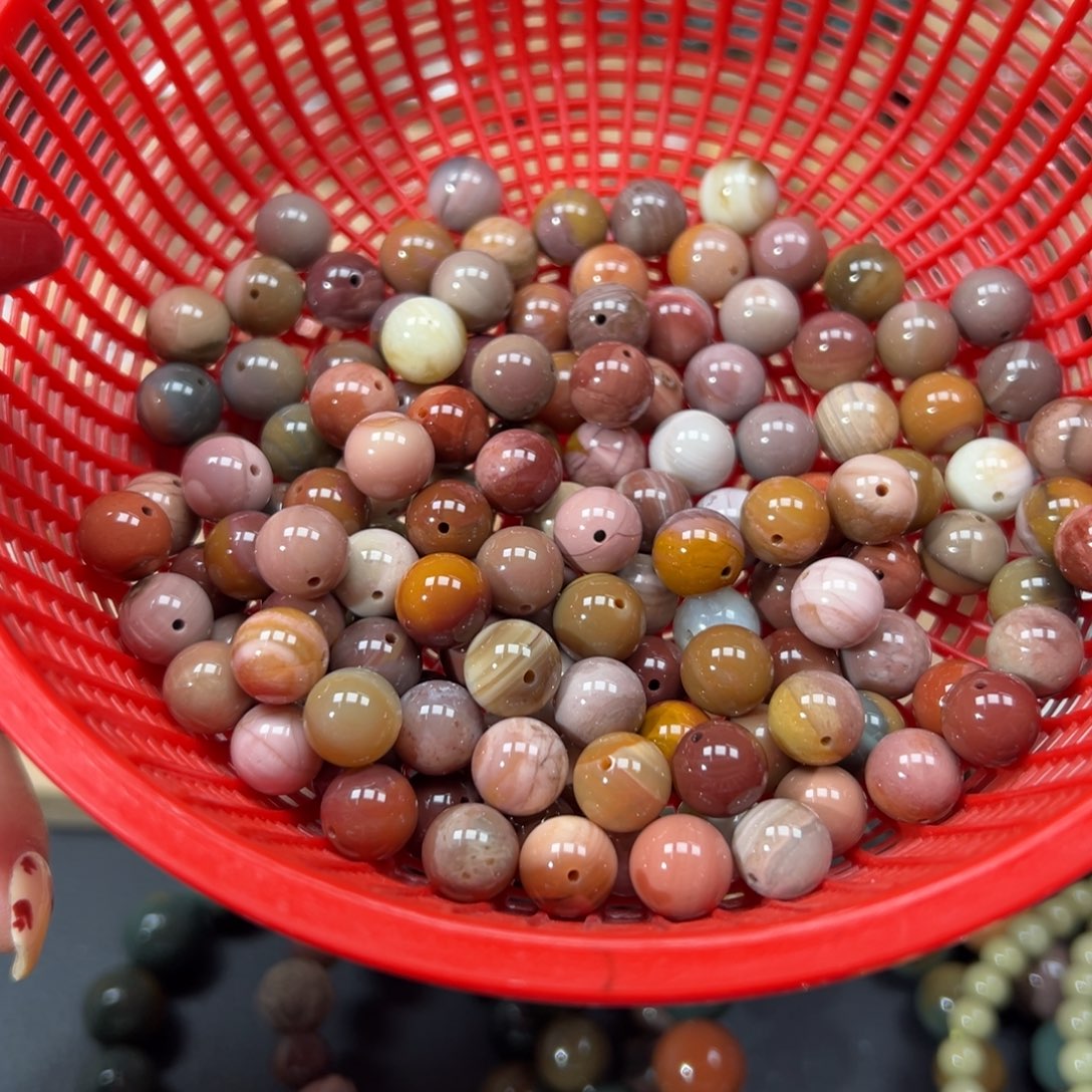 ****外石英质玉未镶嵌手链108