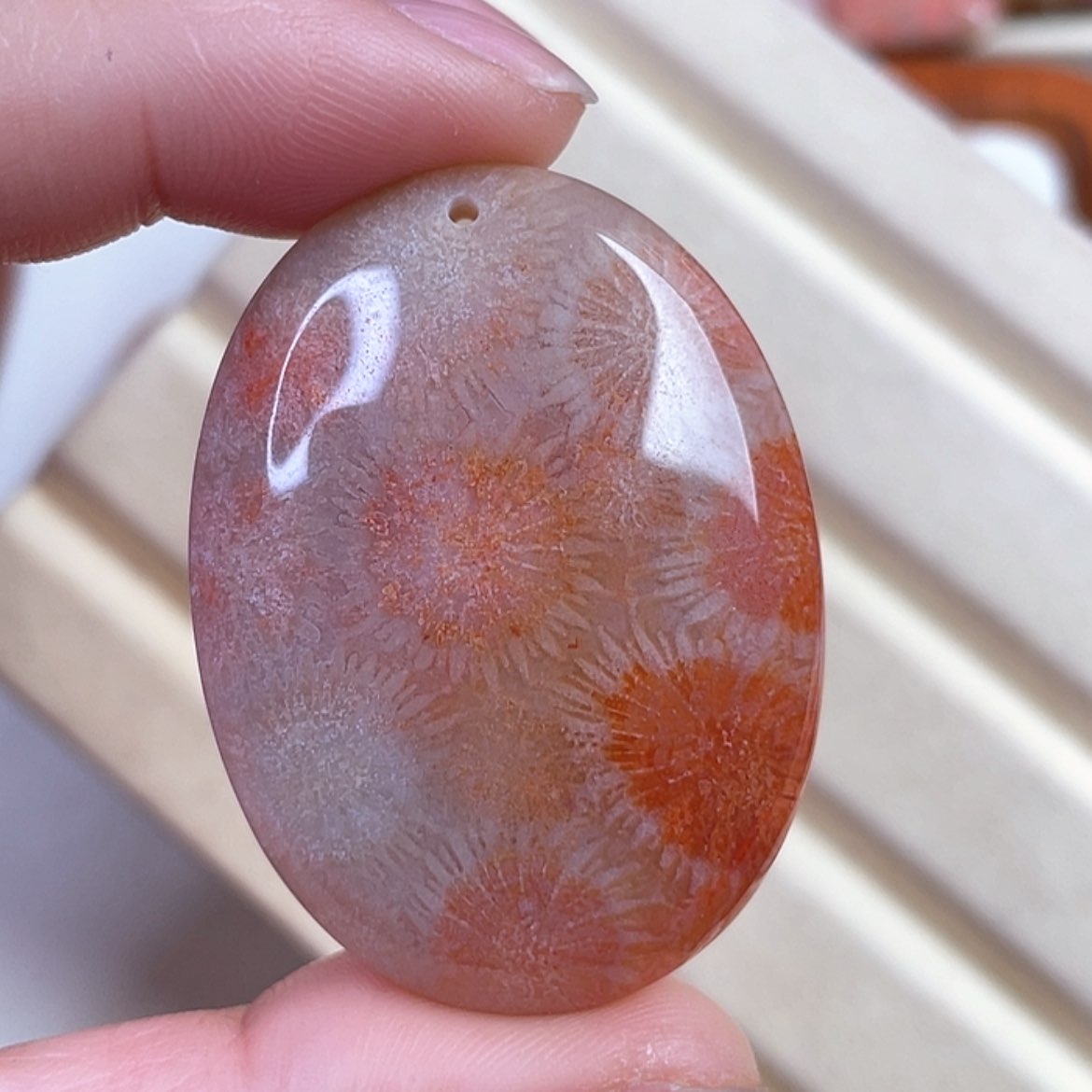 【闪购商品】硅化玉吊坠(赠链)未镶嵌