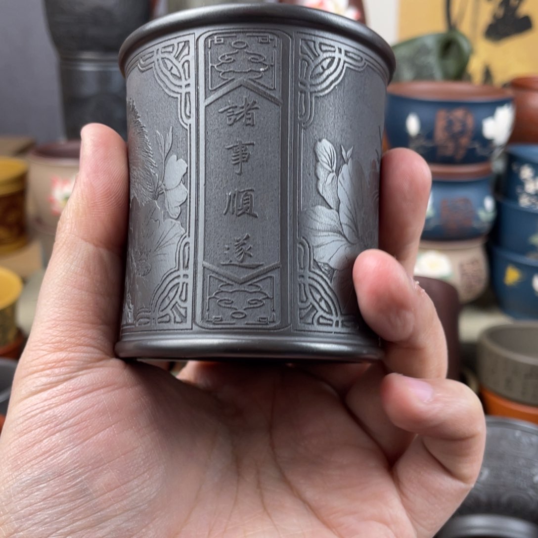 紫砂茶杯紫砂茶杯