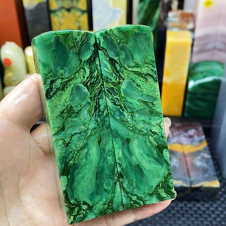 小***勇印石青田石广东石头