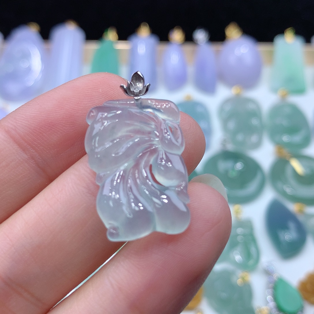 颈饰未镶嵌翡翠翡翠