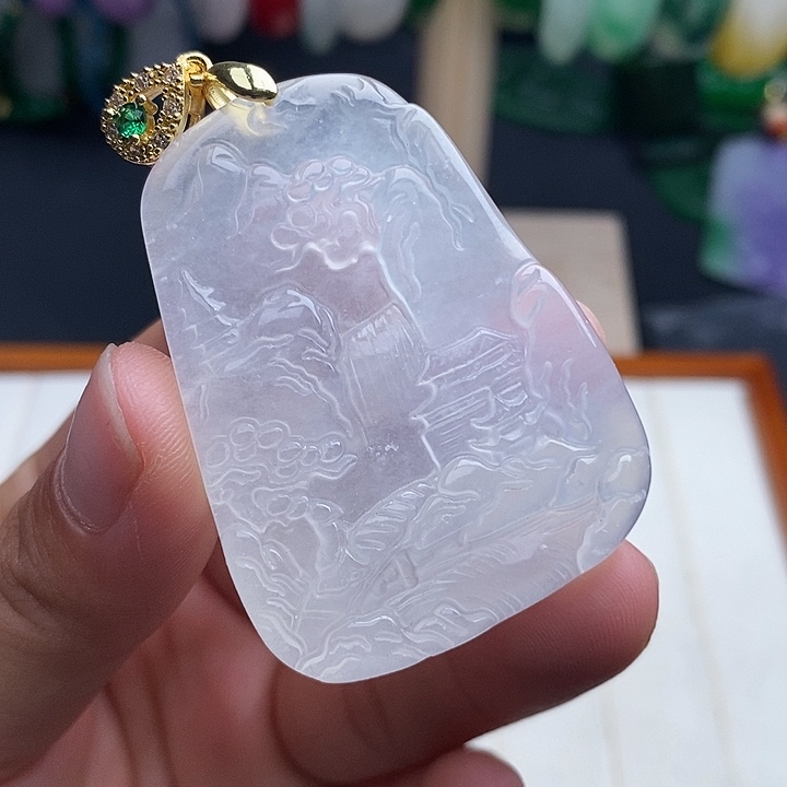 翡翠未镶嵌颈饰141手串