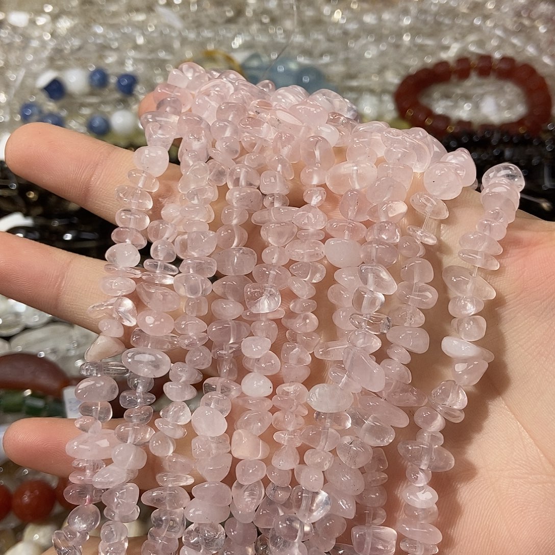 紫晶珠宝半成品银S925镶嵌莫粉碎石四圈