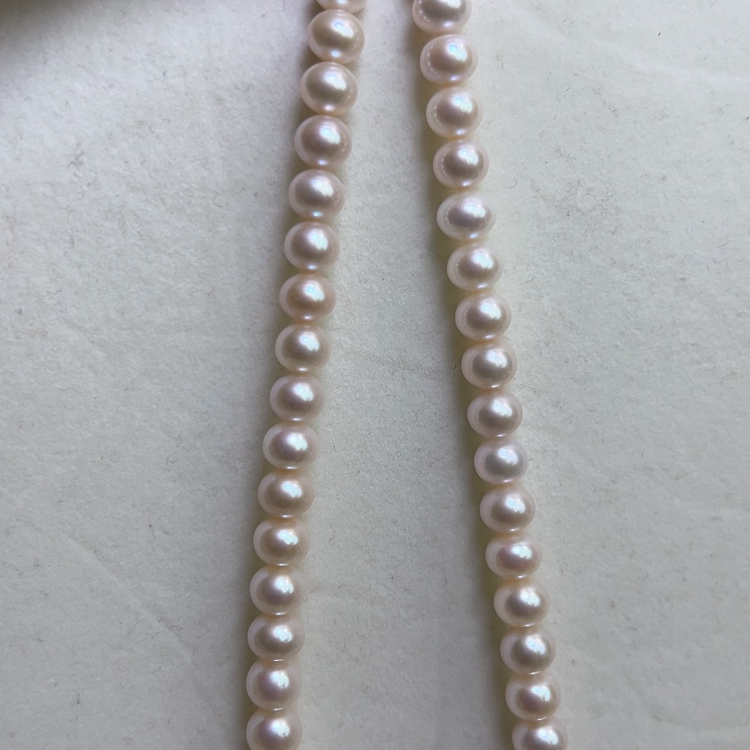 淡水珍珠颈饰银S925镶嵌