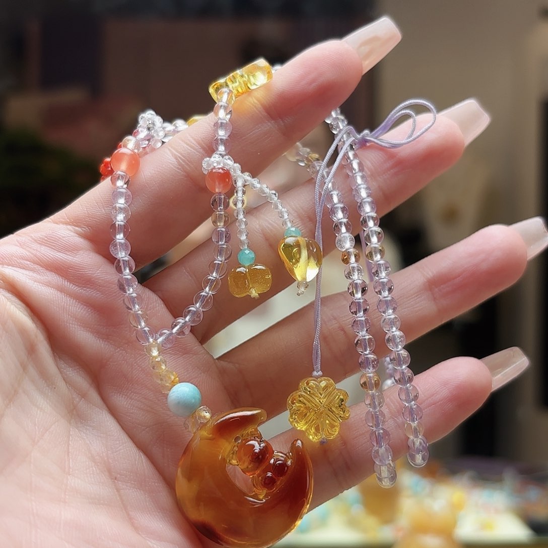 琥珀未镶嵌手镯琥珀