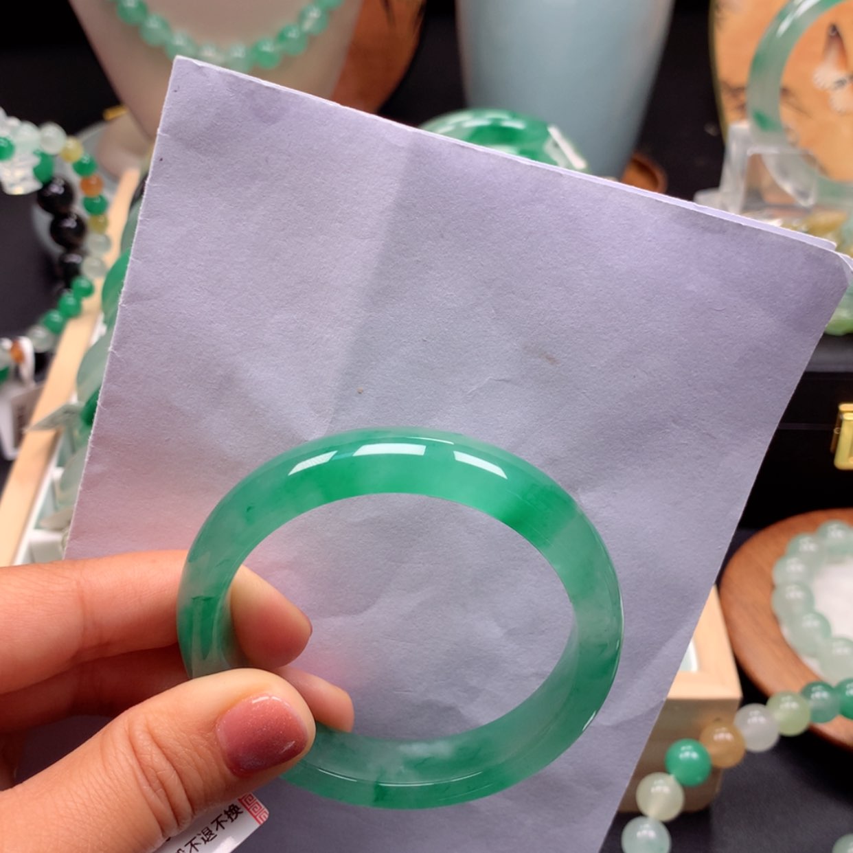 【闪购商品】石英质玉手镯未镶嵌