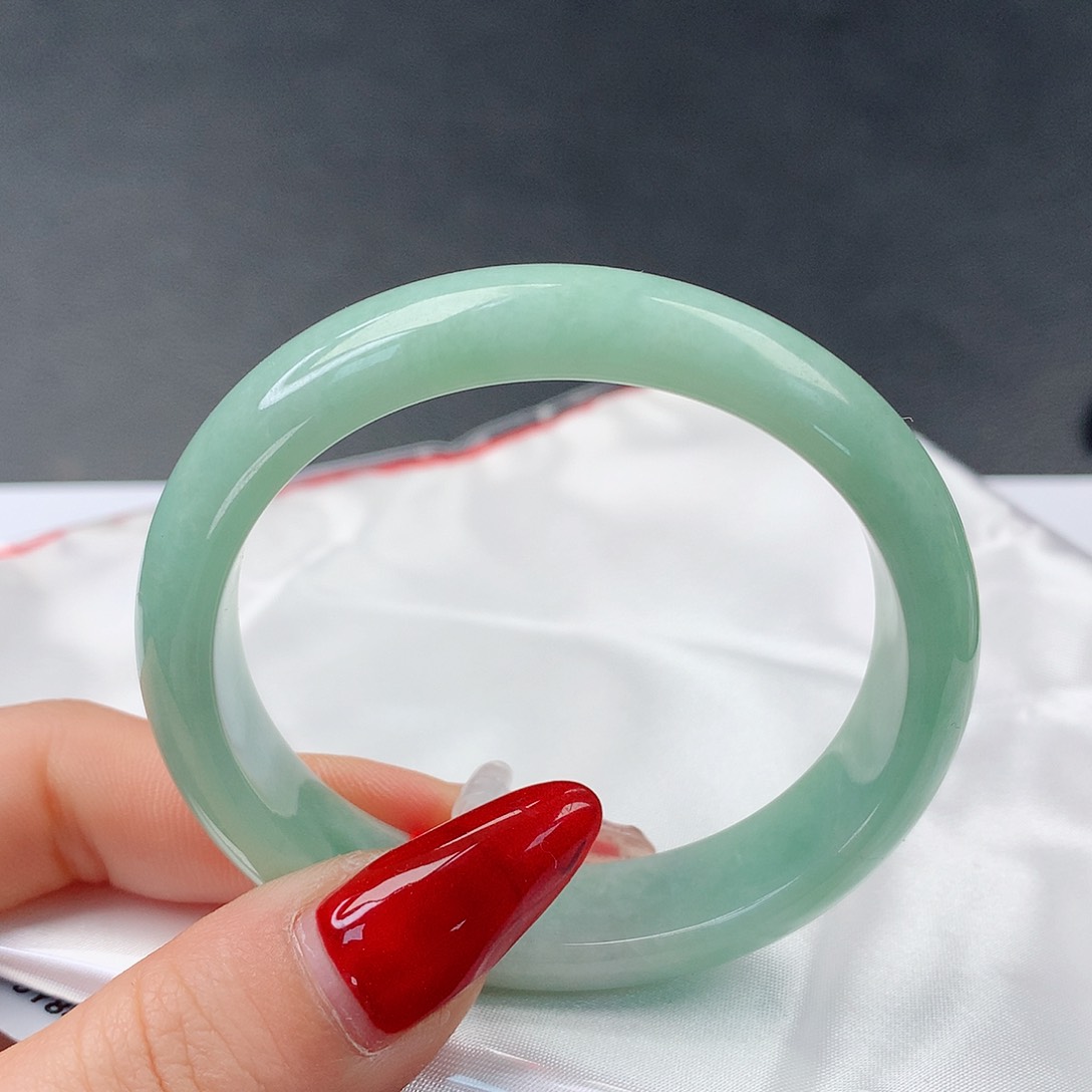 翡翠手镯未镶嵌0054贵妃51.7