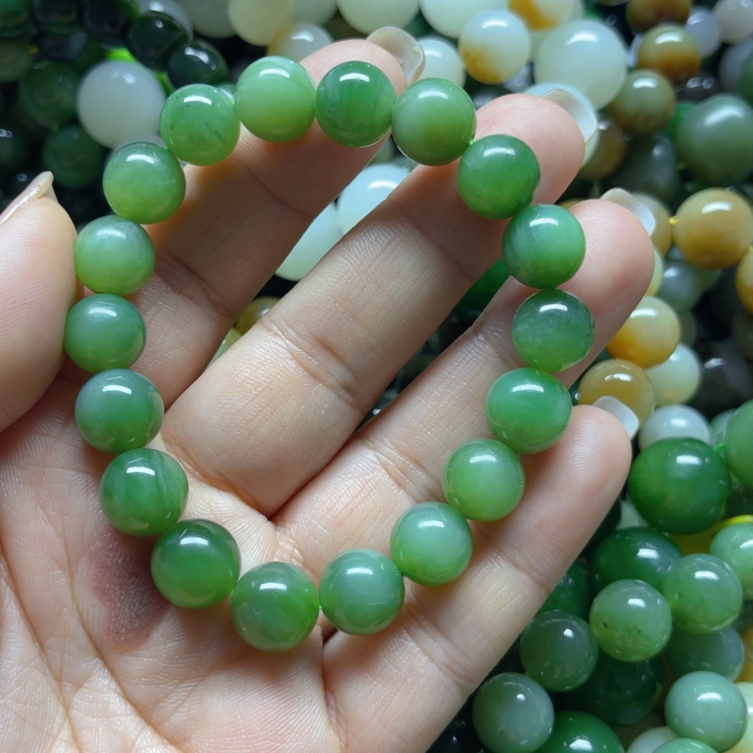 和田玉手链未镶嵌