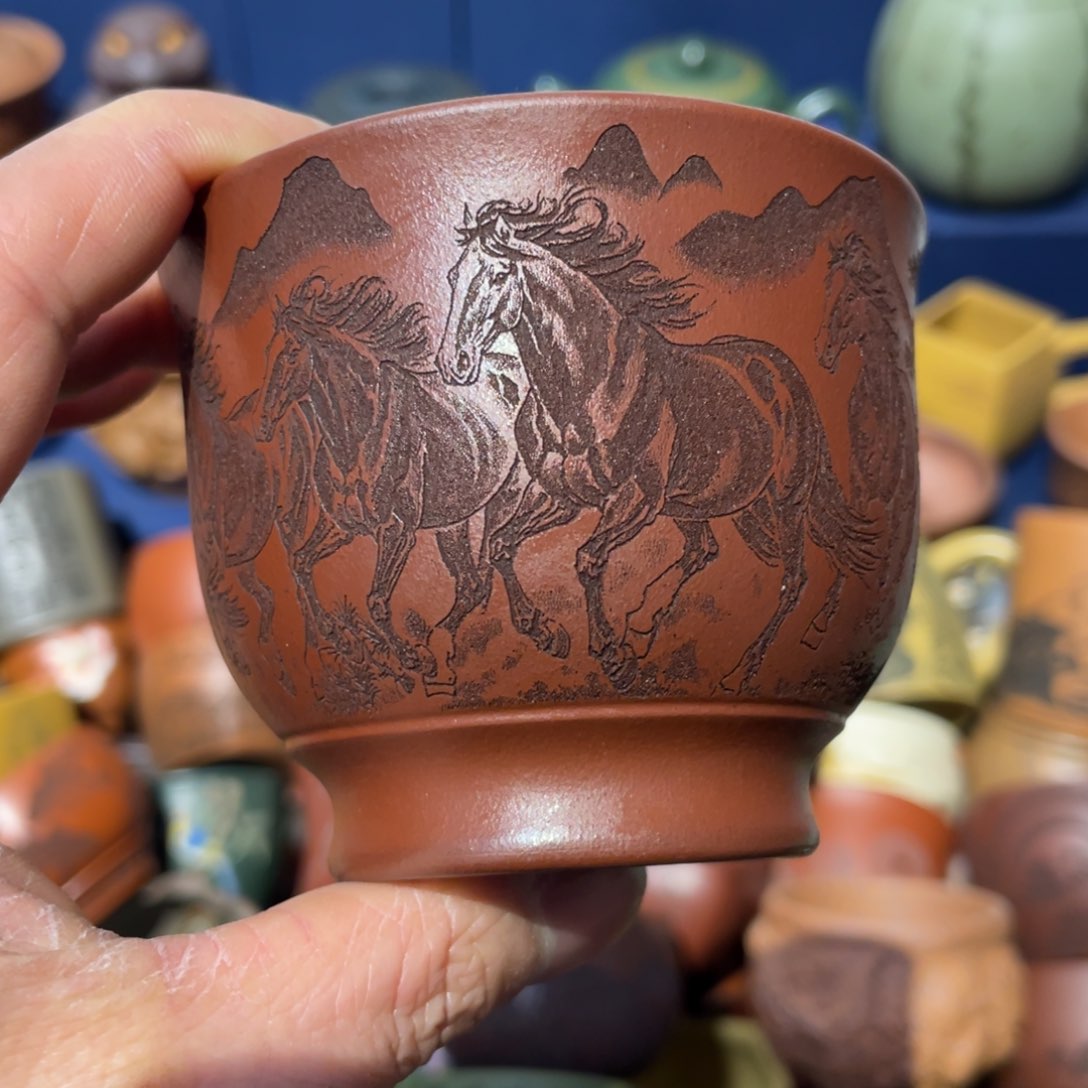 原矿紫砂手工主人杯