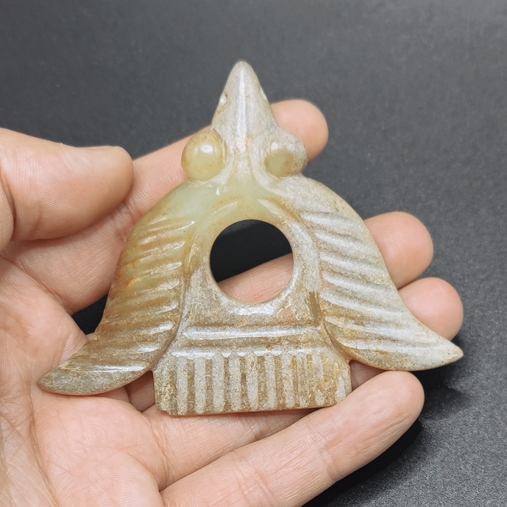 和田玉 玉鸟一个