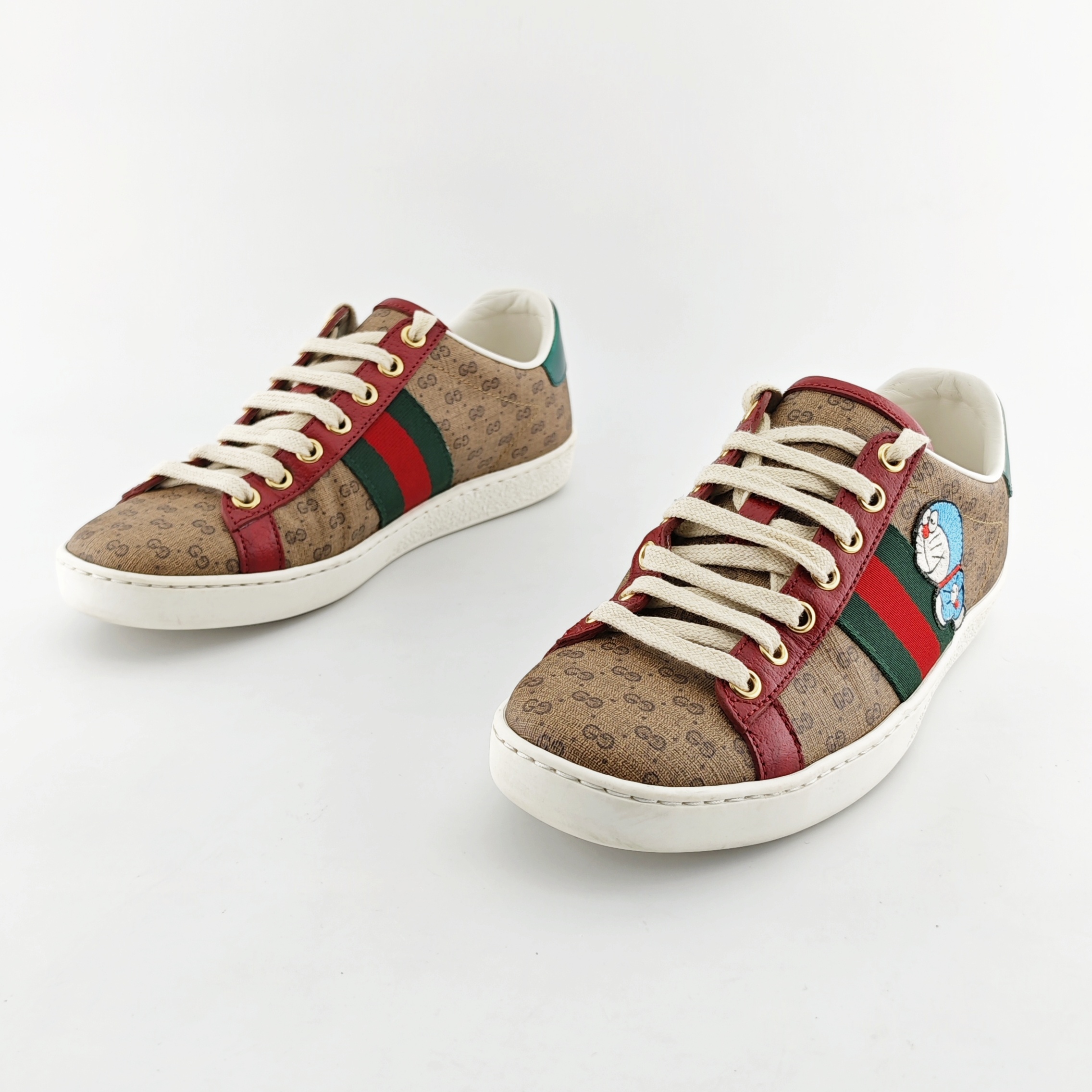 95新 GUCCI/古驰 GUCCI/古驰 36码 ACE Doraemon 运动板鞋 D7227