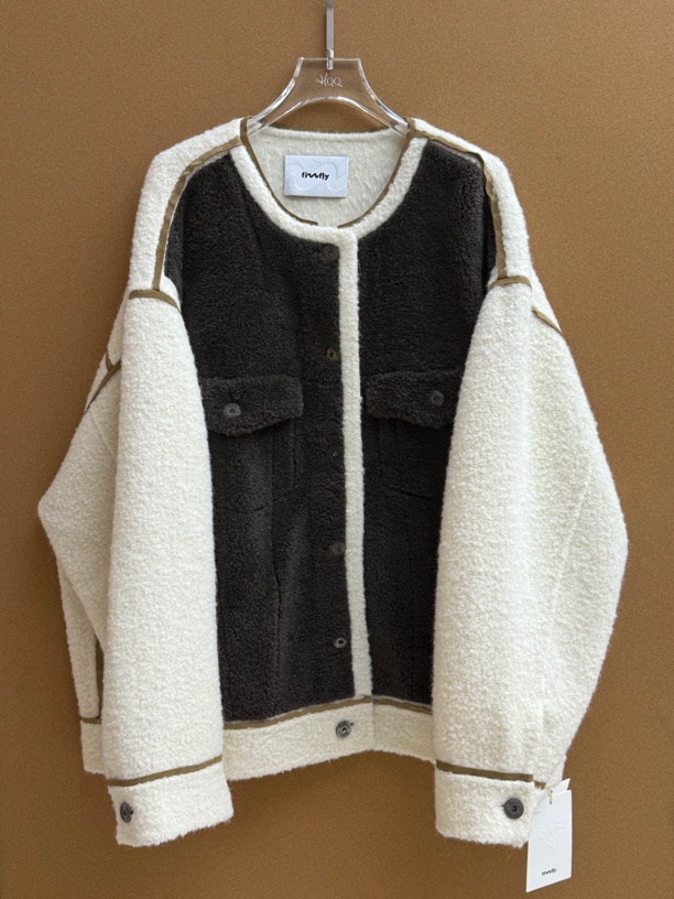 FIZZFLY上衣｜『HQQ专属』羊毛➕羊驼毛毛时尚百搭外套1759