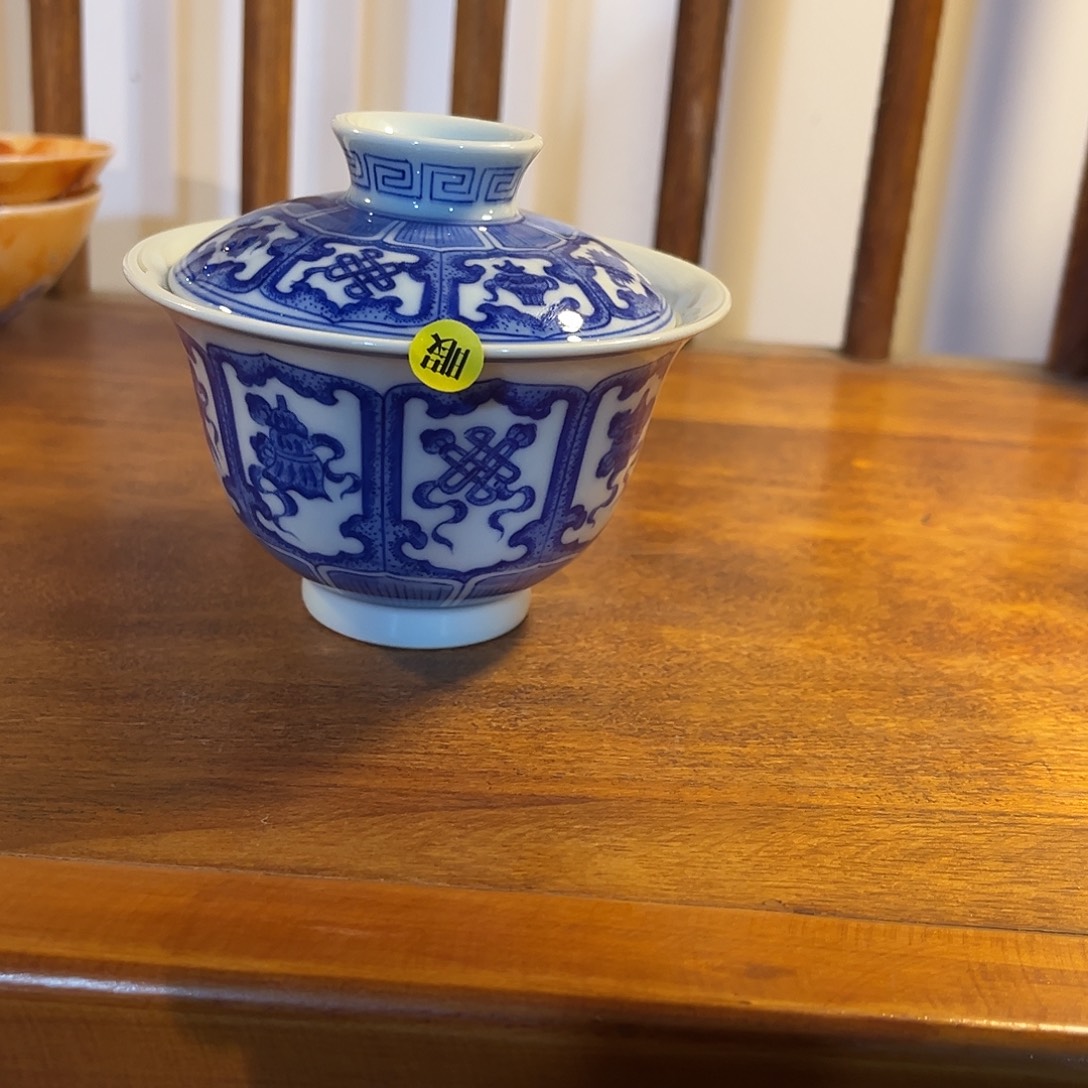 @***锦錡镇堂手工手绘盖碗