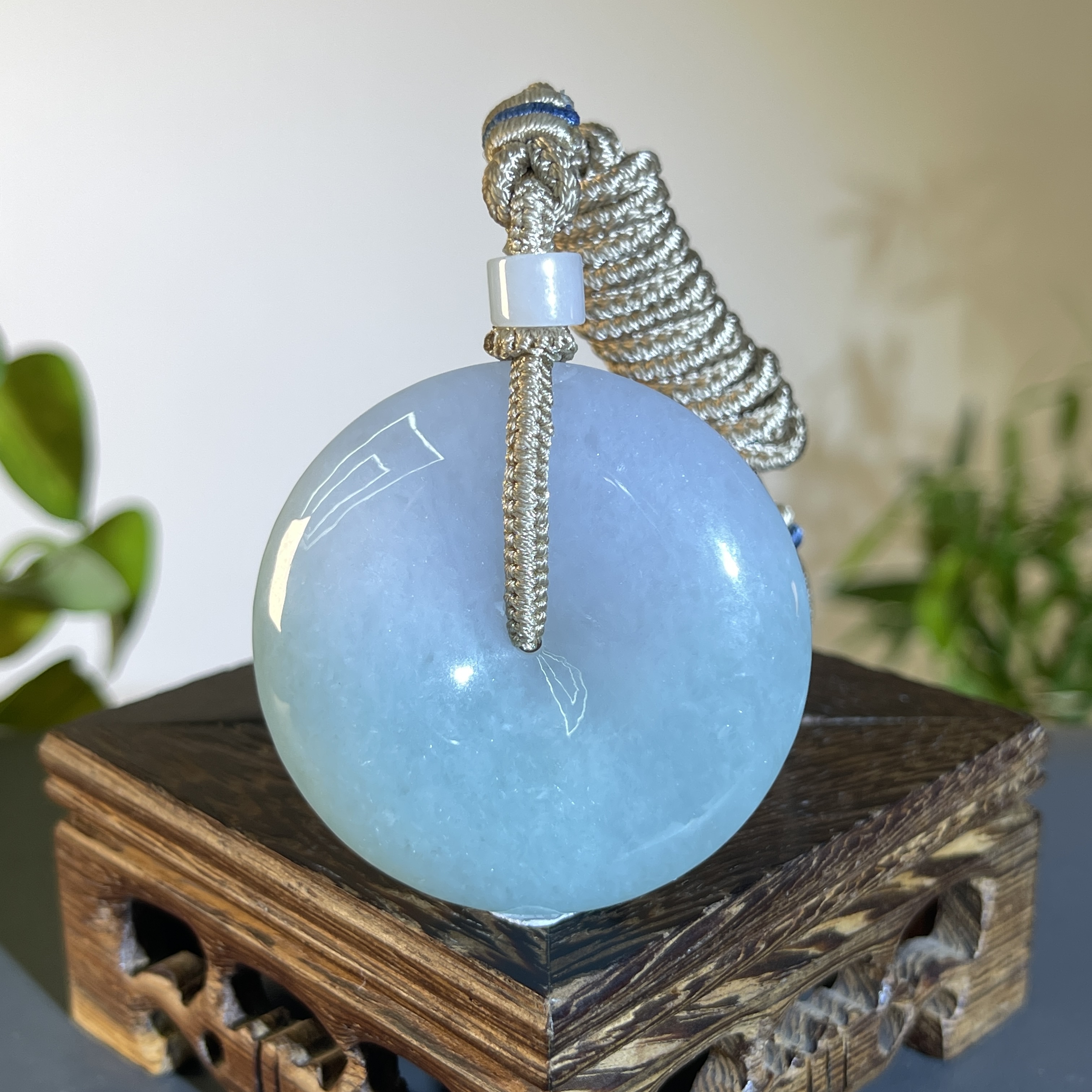 JTA09-139  天然翡翠缅甸A货  平安扣