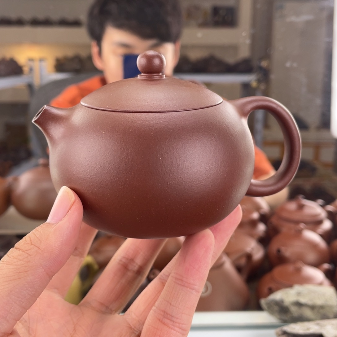 茶壶紫砂200cc红皮龙茶壶