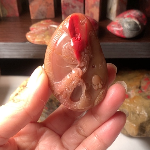 昌化石昌化鸡血石原石