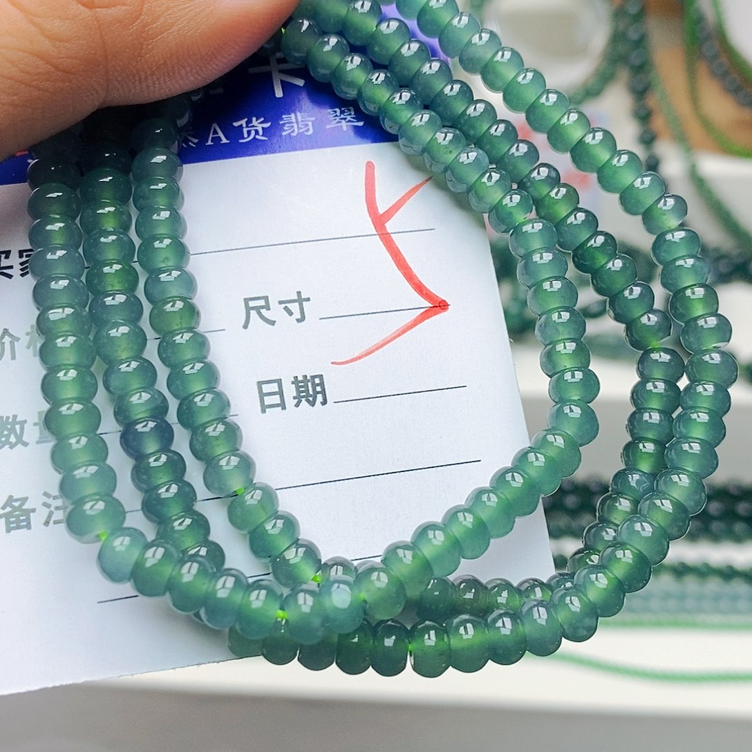 翡翠未镶嵌手链翡翠