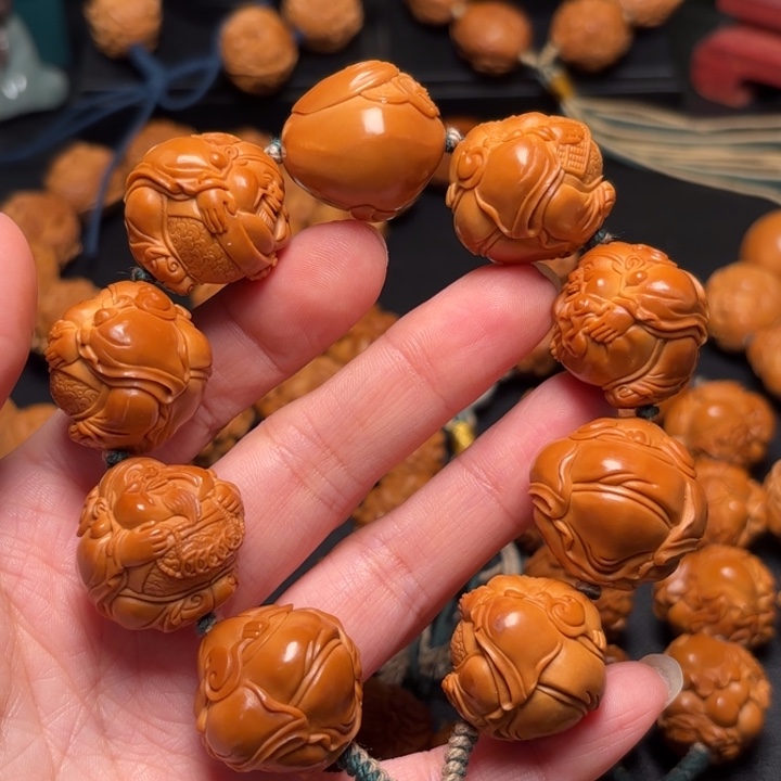 贫***业手串/手链橄榄核手串