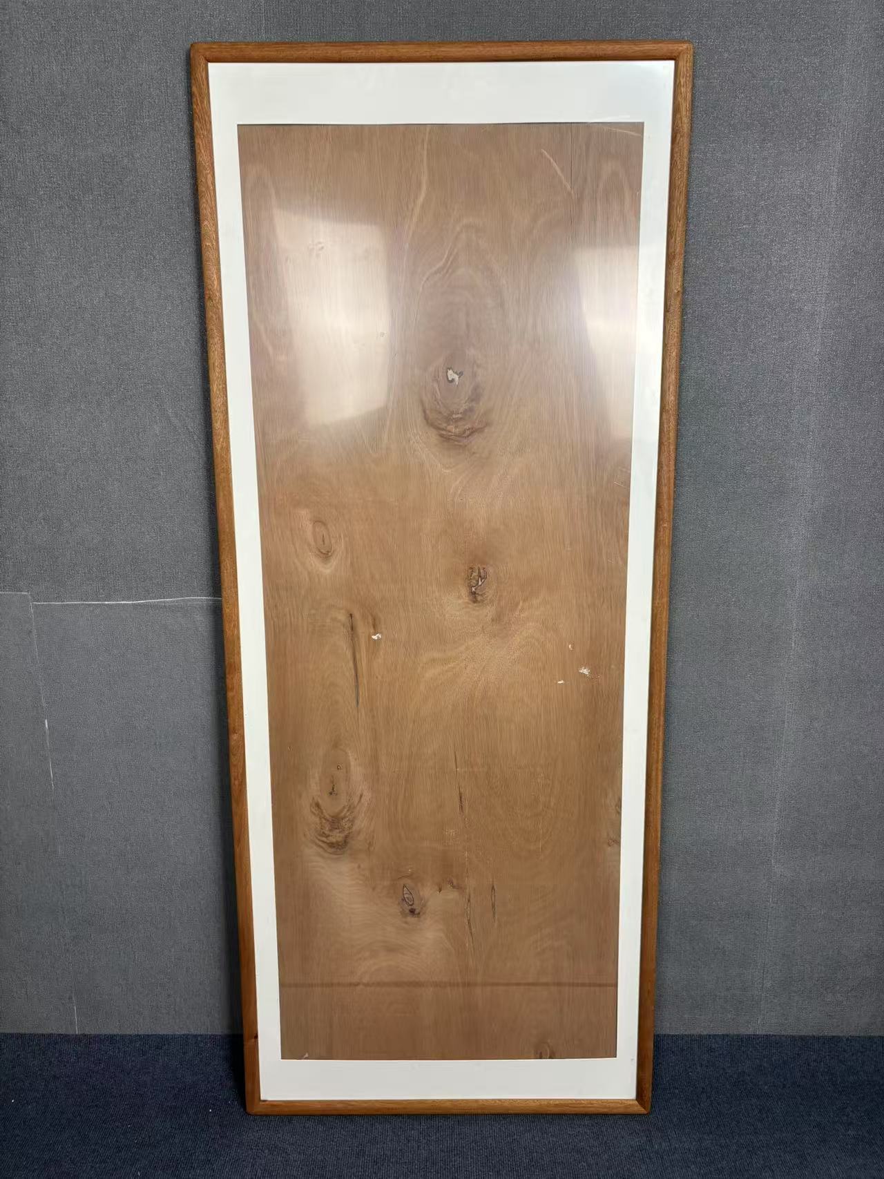 【大白】80x200进口乌檀实木 榫卯画框 