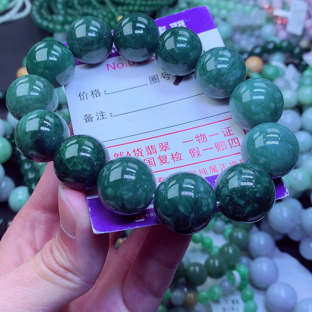 翡翠毛衣链未镶嵌叽**歪