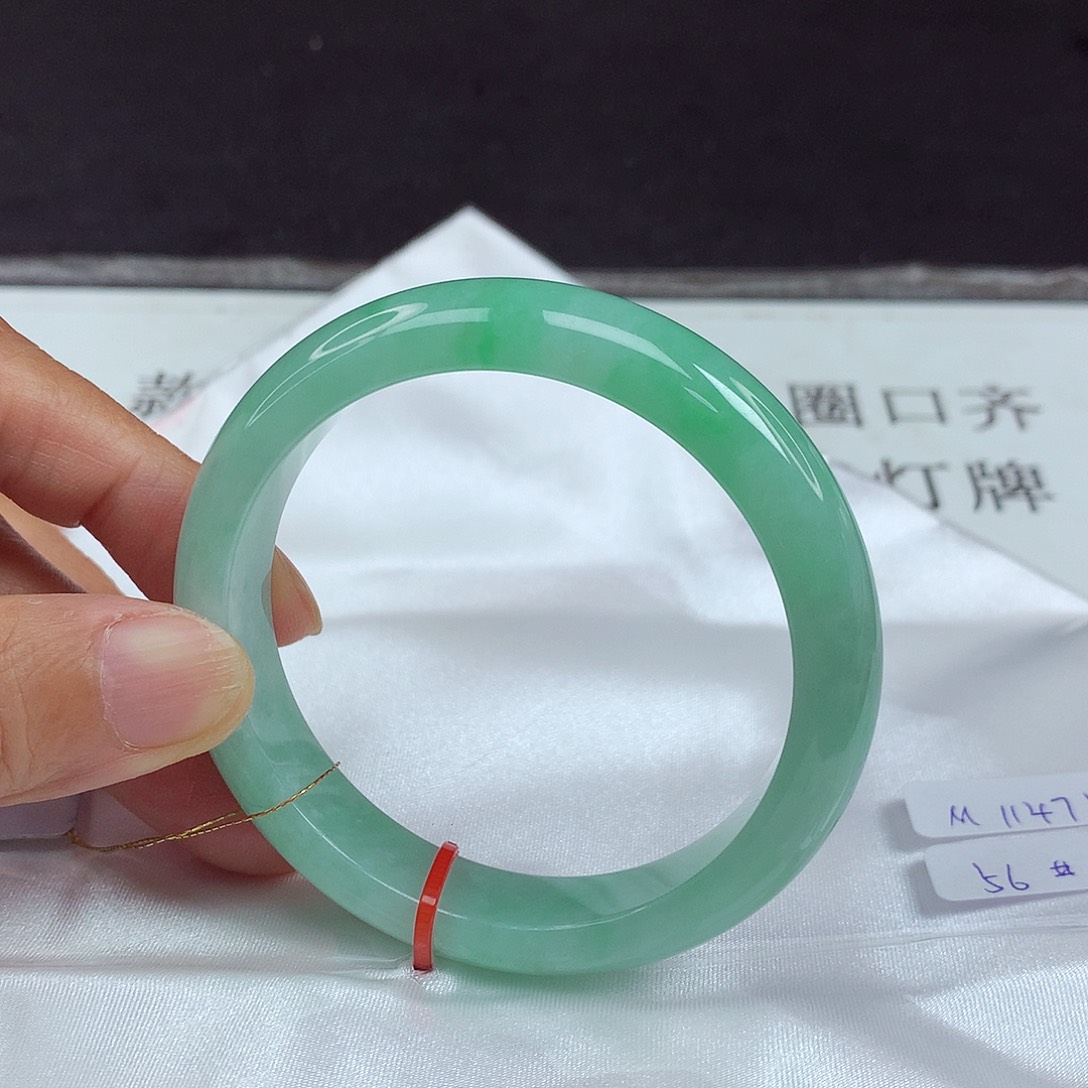 未镶嵌手镯翡翠56圈4752