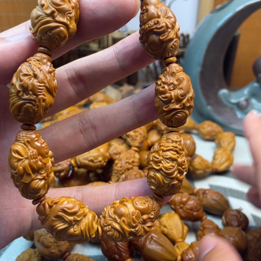 橄榄核手串/手链橄榄核雕工艺手串5119
