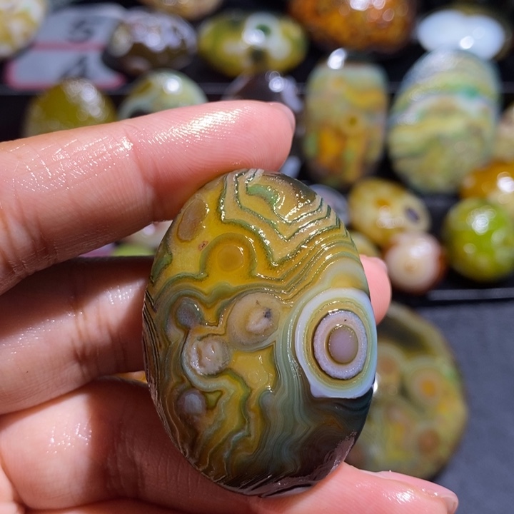 玛瑙/玉髓未镶嵌吊坠(不含链)221