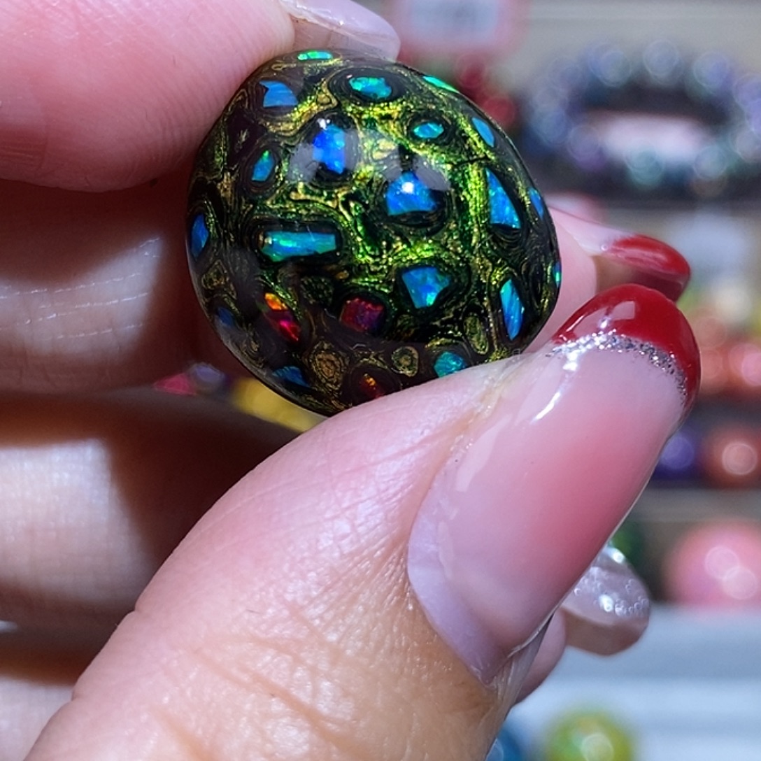 大漆珠2.0极光绿千层欧富甲