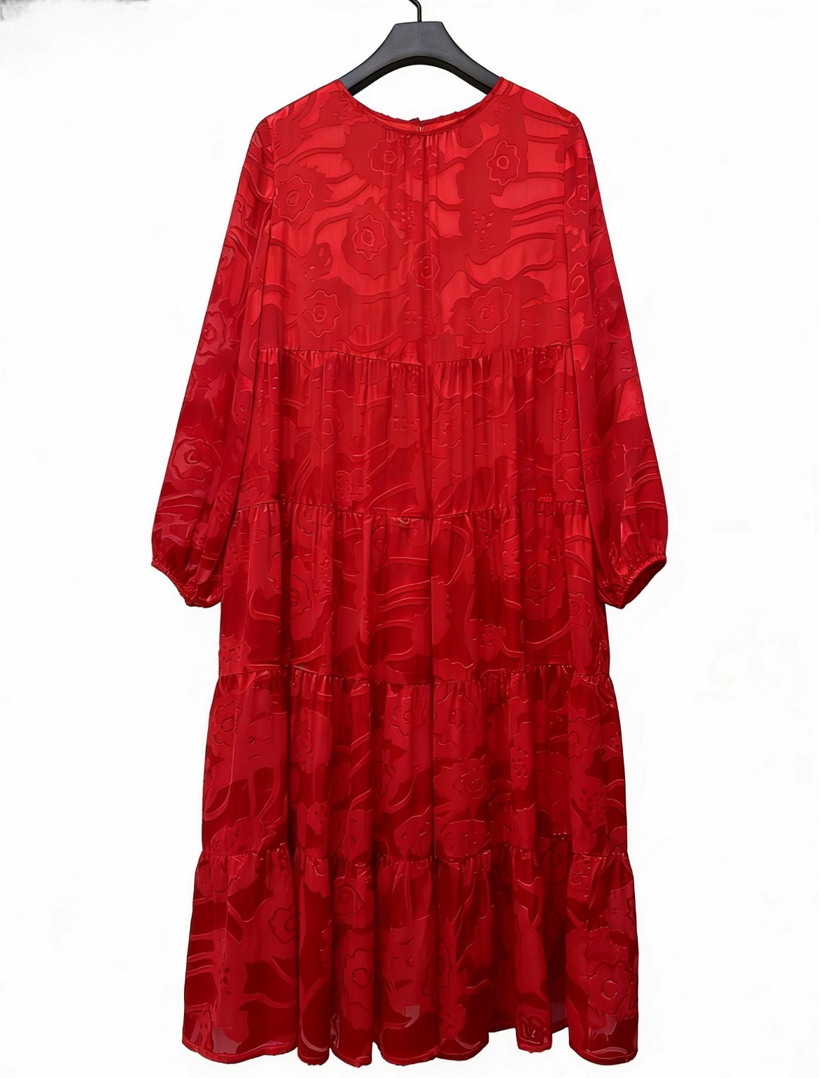 【 LENO.EKO】瑰丽-春冬新款高端气质百搭时尚春节必备喜庆连衣裙