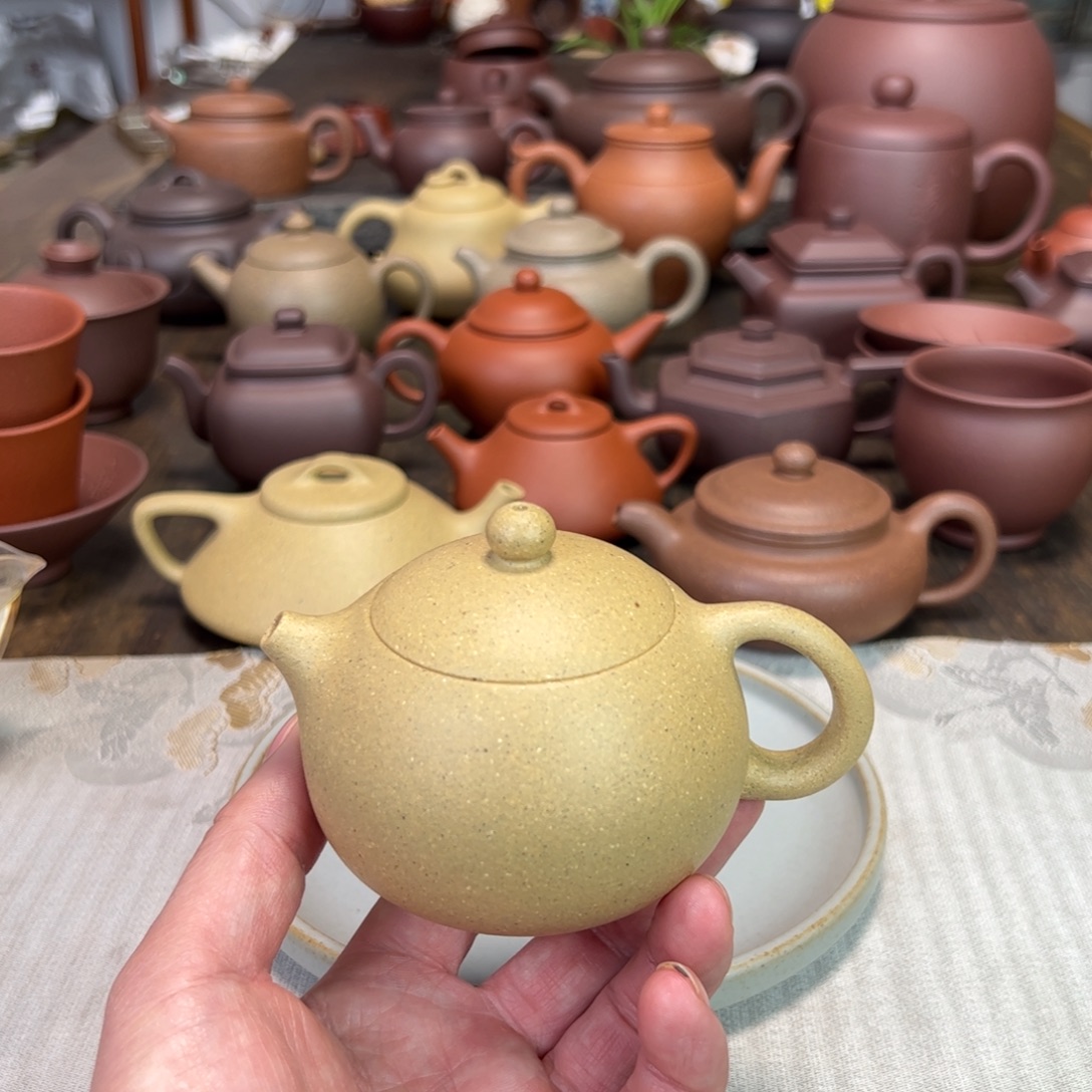 茶壶紫砂墨绿泥西施170毫升