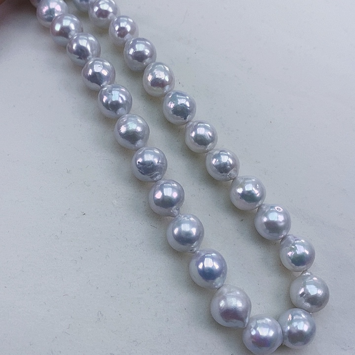 淡水珍珠颈饰银S925镶嵌