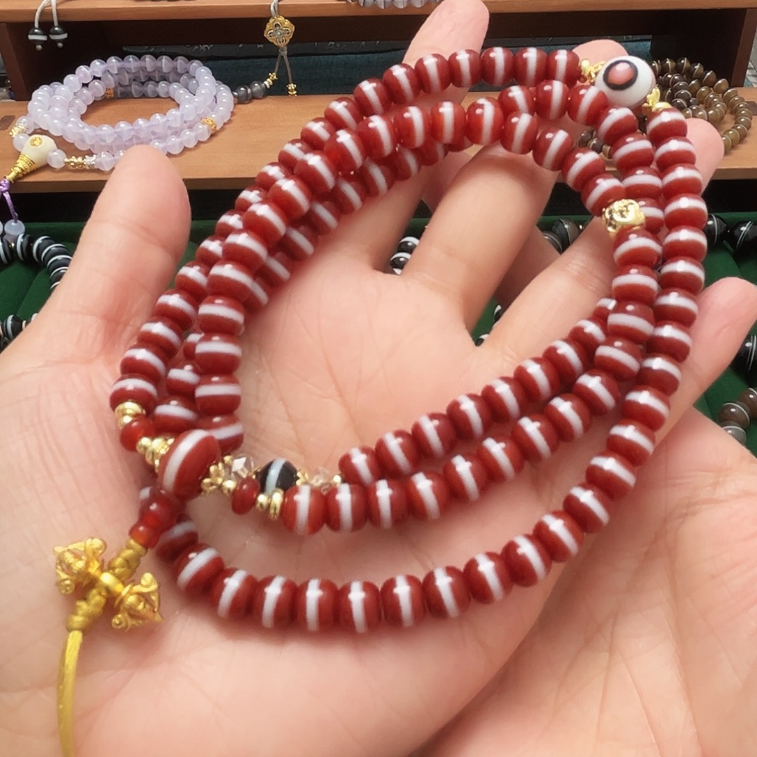 玛瑙/玉髓合金手串