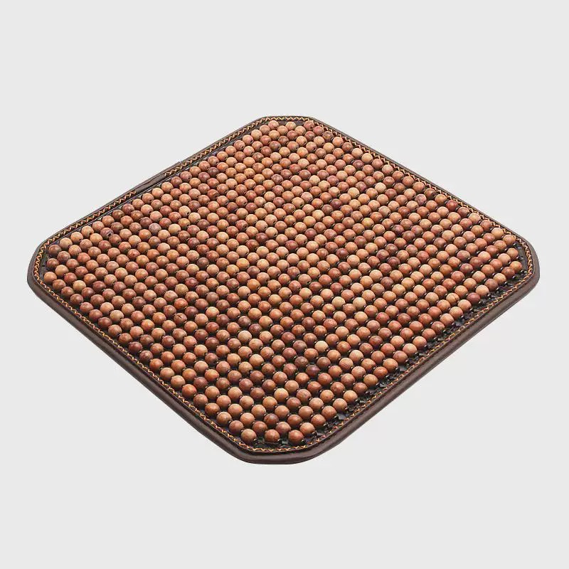 森活林（大果紫檀汽车坐垫）夏季木珠透气凉垫座椅垫木珠子坐垫单片