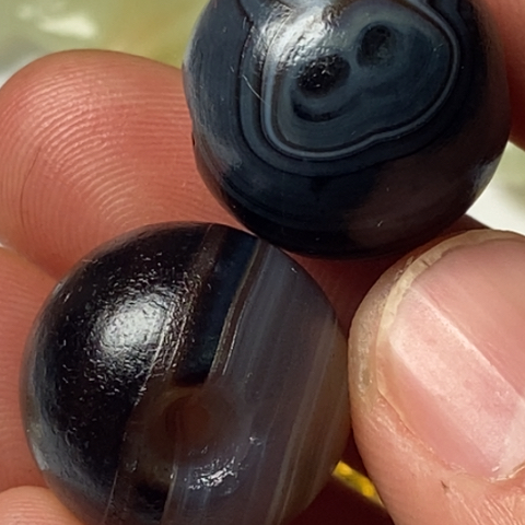 老***师玛瑙/玉髓未镶嵌珠子